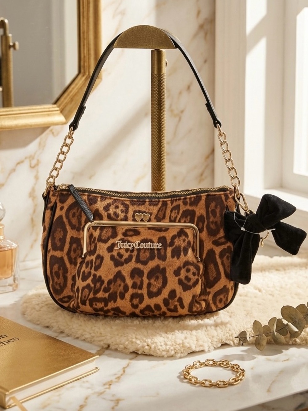Juicy Couture Leopard Sugar & Spice Shoulder Bag